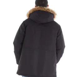 New Herre Wing Parka Jakke Sort Jakker Og Frakker·Jakker Og Frakker