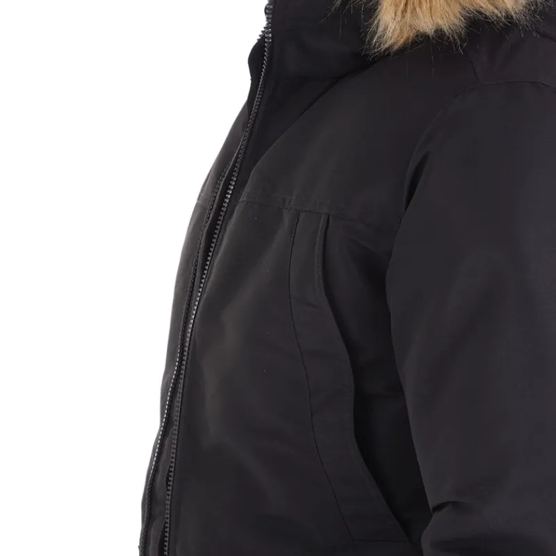 New Herre Wing Parka Jakke Sort Jakker Og Frakker·Jakker Og Frakker