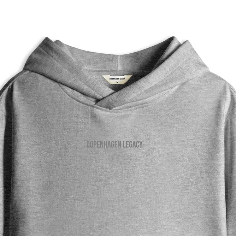 Hot Hættetrøje Grå Melange Dame Hættetrøjer Og Sweatshirts·Hættetrøjer|Hættetrøjer Og Sweatshirts·Hættetrøjer