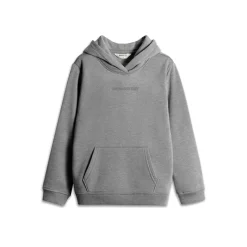 Hot Hættetrøje Grå Melange til Børn Hættetrøjer Og Sweatshirts|Hættetrøjer Og Sweatshirts