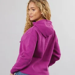 Discount Hættetrøje med lange ærmer Chilli Festival Fuchsia til kvinder Dame Hættetrøjer Og Sweatshirts·Hættetrøjer