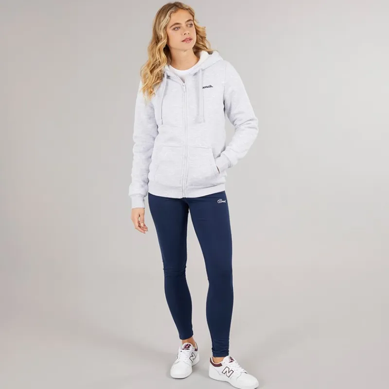 Sale Hættetrøje med lynlås og teddyforing Grå Marle til kvinder Dame Hættetrøjer Og Sweatshirts·Hættetrøjer