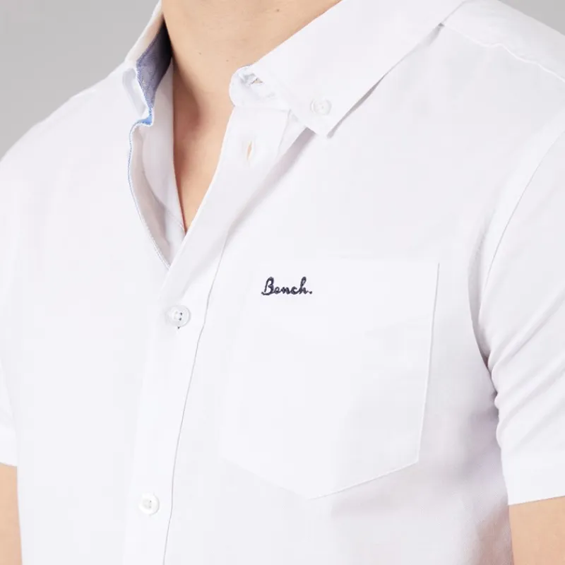 Skjorte med Korte Ærmer Bowdon til herre T-Shirts, Poloer Og Skjorter·Skjorter