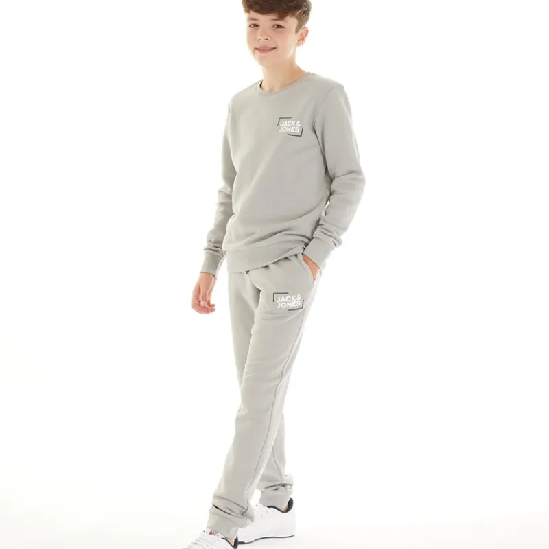 Discount JACK AND JONES Drenge Luca Træningsdragt Alloy Træningsdragter
