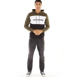 New JACK AND JONES Herre Glenn Sq354 Slim Jeans Vasket Sort Jeans Og Bukser·Slim Jeans|Jeans Og Bukser·Jeans