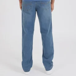 Hot Jeans til Herre Jeffers Løstsiddende Mid Blå Vask Jeans Og Bukser·Jeans