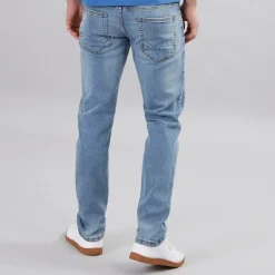 New Jeans til Herre Tony Regular Fit Blå Vask Jeans Og Bukser·Jeans Med Lige Ben|Jeans Og Bukser·Jeans