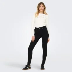 Best Jeans til kvinder Rina Mid Rise Push Up Dame Jeans, Bukser Og Leggings·Jeans