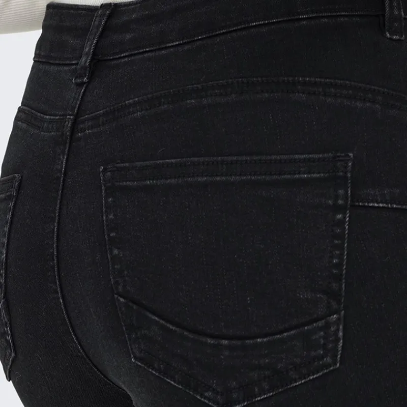 Best Jeans til kvinder Rina Mid Rise Push Up Dame Jeans, Bukser Og Leggings·Jeans