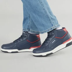 Discount Junior Dereck Hi Top Sneakers Marine Rød 0290 Sneakers|Sneakers