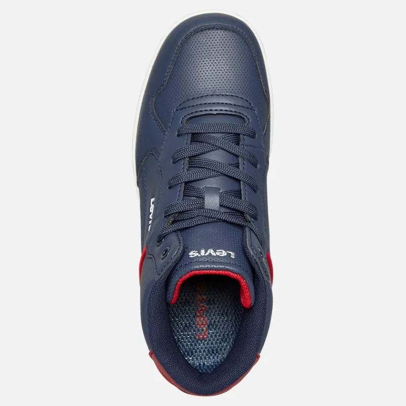 Discount Junior Dereck Hi Top Sneakers Marine Rød 0290 Sneakers|Sneakers