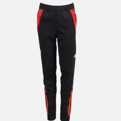 Clearance Junior Drenge OL Olympique Lyon træningsbukser Sort/​App Solar Red Tøj