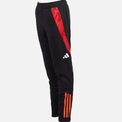 Clearance Junior Drenge OL Olympique Lyon træningsbukser Sort/​App Solar Red Tøj