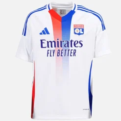 Hot Junior Drenge OL Olympique Lyon 24/​25 hjemme trøje Hvid Tøj|T-Shirts Og Undertrøjer