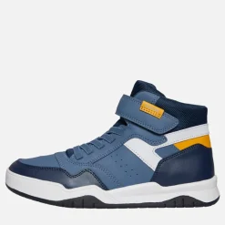 Clearance Junior Drenge Perth høj top sneakers Avio/​Grå Sneakers|Sneakers