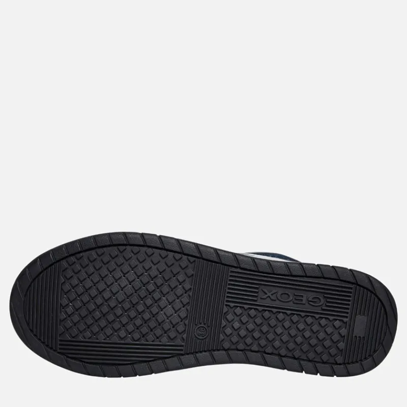 Clearance Junior Drenge Perth høj top sneakers Avio/Grå Sneakers|Sneakers