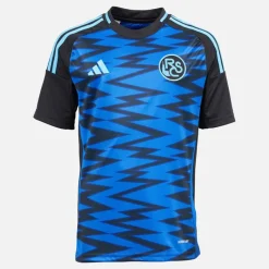 Clearance Junior Drenge RCSA Racing Club De Strasbourg 24/​25 Tredje trøje Team Royal Blue/​Sort Tøj|T-Shirts Og Undertrøjer