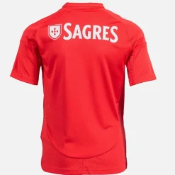 Online Junior Drenge SLB Benfica 24/​25 hjemme trøje Benfica Red Tøj|T-Shirts Og Undertrøjer
