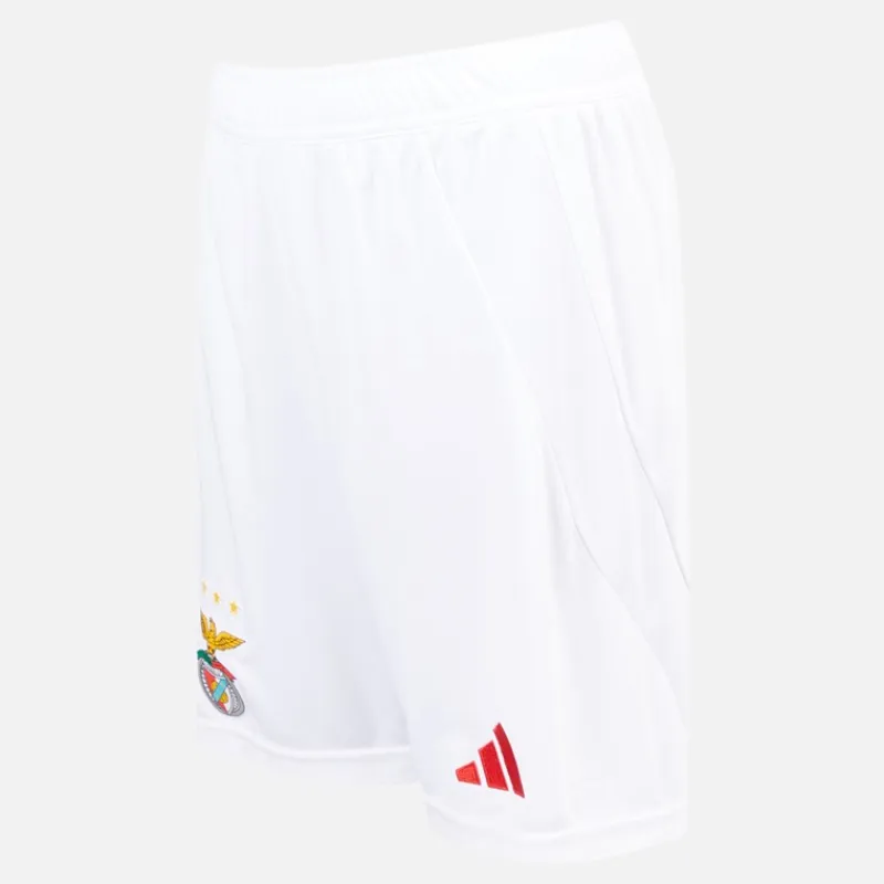 Clearance Junior Drenge SLB Benfica 24/25 hjemme shorts Hvid Tøj|Shorts