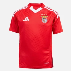 Online Junior Drenge SLB Benfica 24/​25 hjemme trøje Benfica Red Tøj|T-Shirts Og Undertrøjer