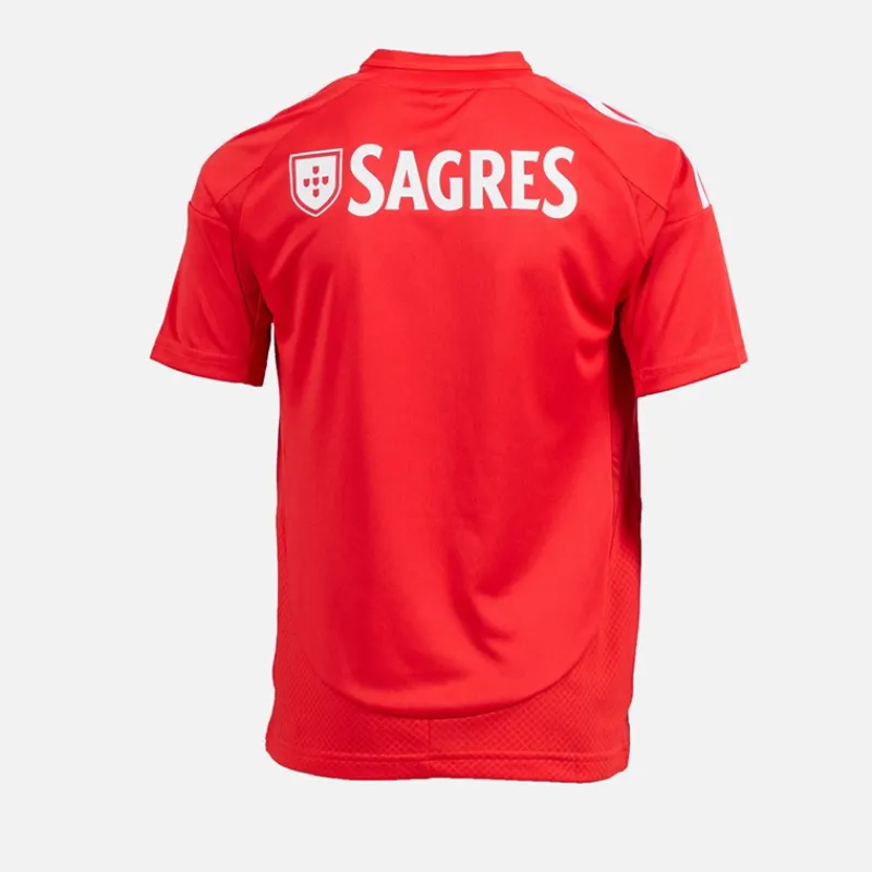 Online Junior Drenge SLB Benfica 24/25 hjemme trøje Benfica Red Tøj|T-Shirts Og Undertrøjer