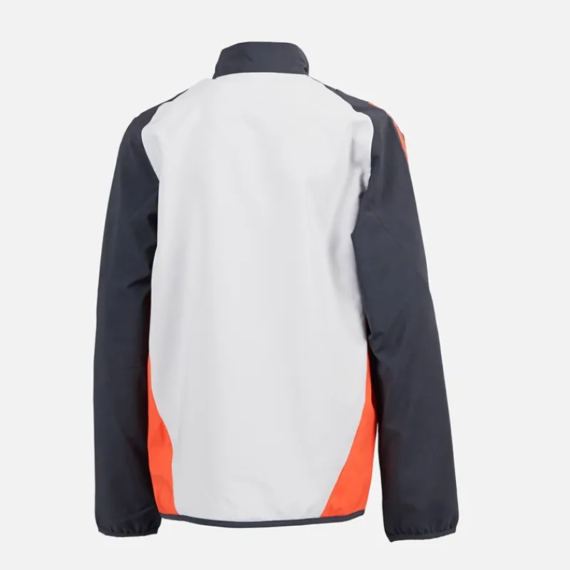 Clearance Junior Drenge SLB Benfica Præsentationsjakke Lys Solid Grå/Semi Solar Orange Lgh Solid Grey/Semi Solar Orange Tøj|Jakker Og Frakker
