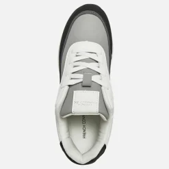 Best Junior Drenge Suede Blok Træningssko Hvid/Sort Sneakers|Sneakers