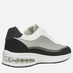 Best Junior Drenge Suede Blok Træningssko Hvid/Sort Sneakers|Sneakers