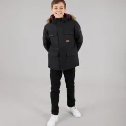 Clearance Junior Drenge Upsider Isoleret Vandtæt Parka Jakker Og Frakker