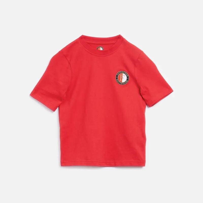 Sale Junior FR Feyenoord Core Bomulds T-Shirt Kinesisk Rød Tøj|Tøj