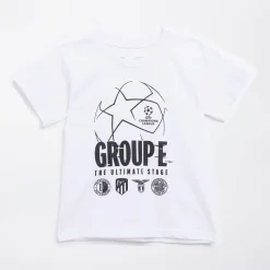 Sale Junior FR Feyenoord Trykt Gruppe UEFA Champions League Kamp Design T-Shirt Hvid Tøj|Overdele Og Veste
