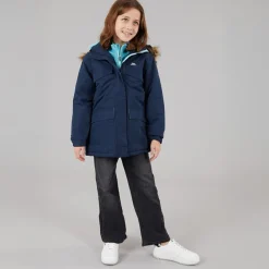 Hot Junior Piger Larission Isoleret Vandtæt Parka Navy Jakker Og Frakker