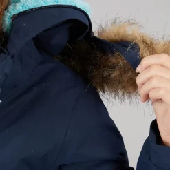 Hot Junior Piger Larission Isoleret Vandtæt Parka Navy Jakker Og Frakker
