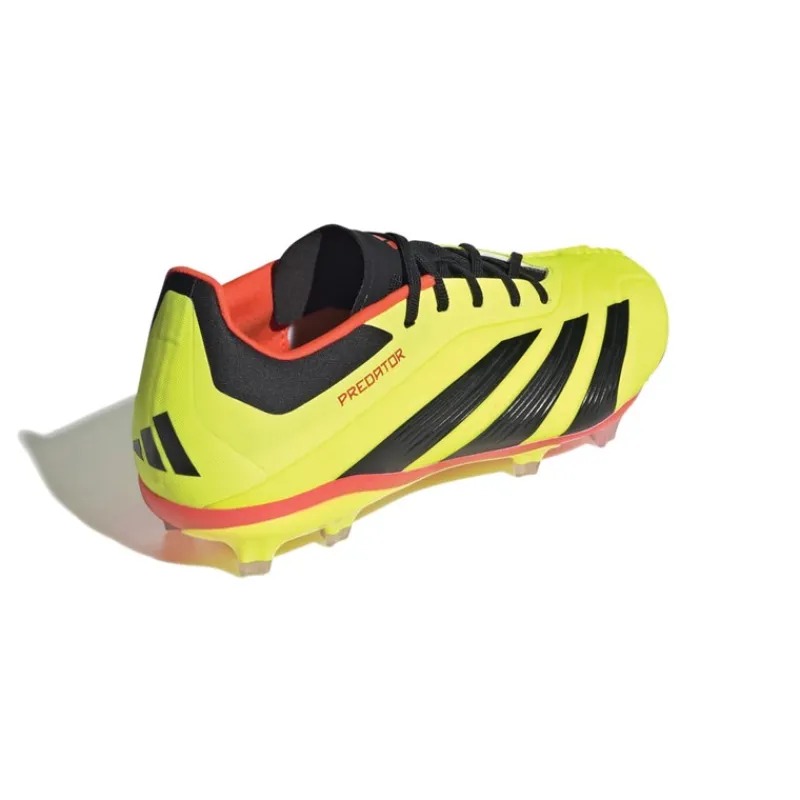 Online Junior Predator Elite FG Fodboldstøvler Fast Ground Team Solar Gul 2/Core Sort/Solar Rød Fodboldstøvler|Fodboldstøvler