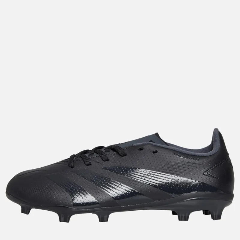 Best Junior Predator League Base Sort Pakke FG Fast Bund Fodboldstøvler Core Black/Carbon/Core Black Fodboldstøvler|Fodboldstøvler