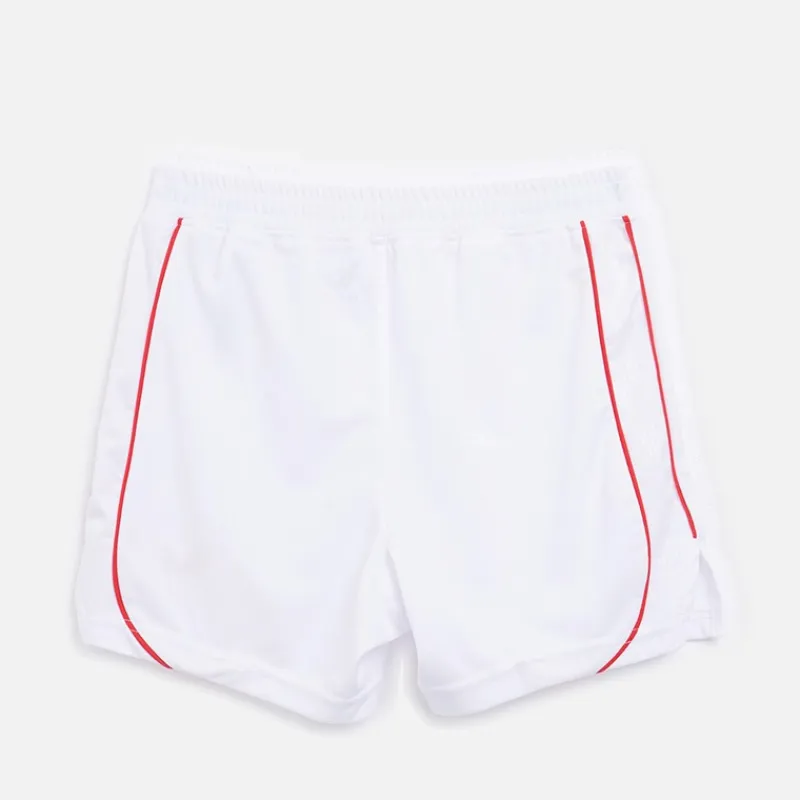 Clearance Junior SFC Sevilla FC 23 / 24 Fodbold Base Hjemme Shorts Brilliant Hvid Tøj|Tøj