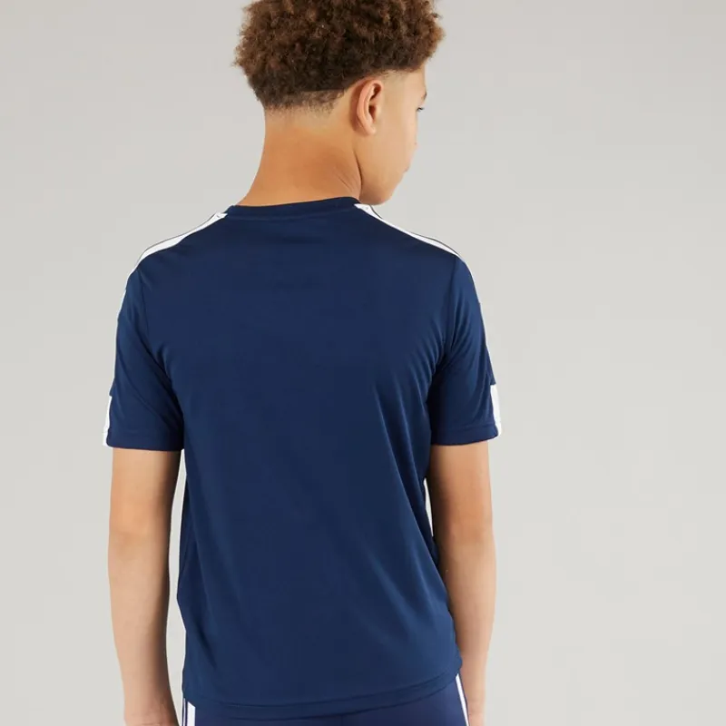 Online Junior Squadra 21 T-shirt Team Navy Blue/Hvid Tøj|Tøj