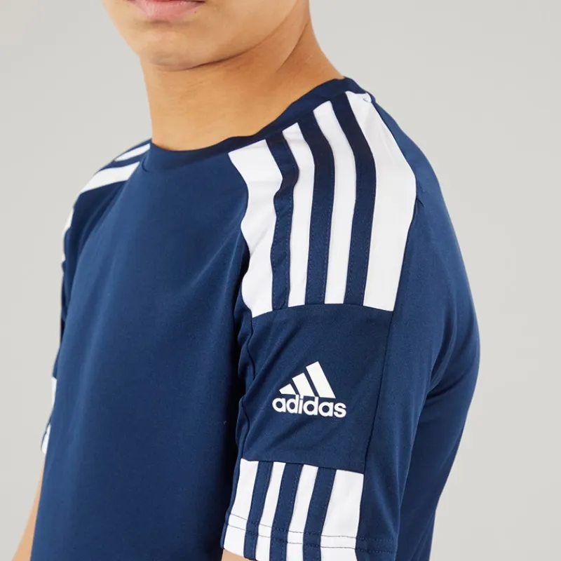 Online Junior Squadra 21 T-shirt Team Navy Blue/Hvid Tøj|Tøj