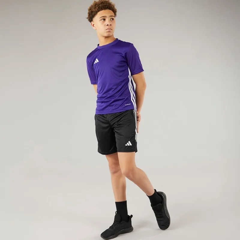 Clearance Junior Tabela 23 T-shirt Team College Purple/Hvid Tøj|Tøj