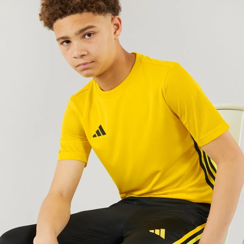 Clearance Junior Tabela 23 T-shirt Team Yellow/Sort Tøj|Tøj