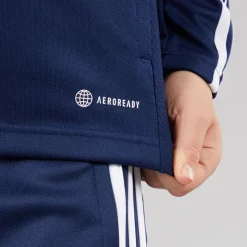 Best Junior Tiro 23 League Træningsjakke Team Navy Blue Tøj|Hættetrøjer Og Sweatshirts