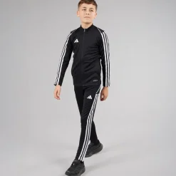 Discount Junior Tiro 23 League Træningsjakke Team Black Tøj|Hættetrøjer Og Sweatshirts