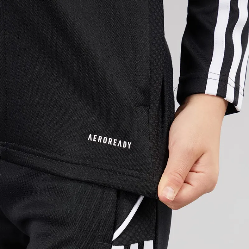 Discount Junior Tiro 23 League Træningsjakke Team Black Tøj|Hættetrøjer Og Sweatshirts