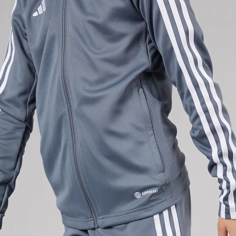 Discount Junior Tiro 23 League Træningsjakke Team Onix Tøj|Hættetrøjer Og Sweatshirts