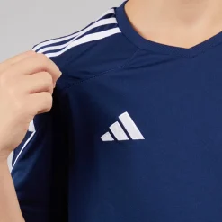 Outlet Junior Tiro 23 League T-shirt Team Navy Blue/Hvid Tøj|Tøj