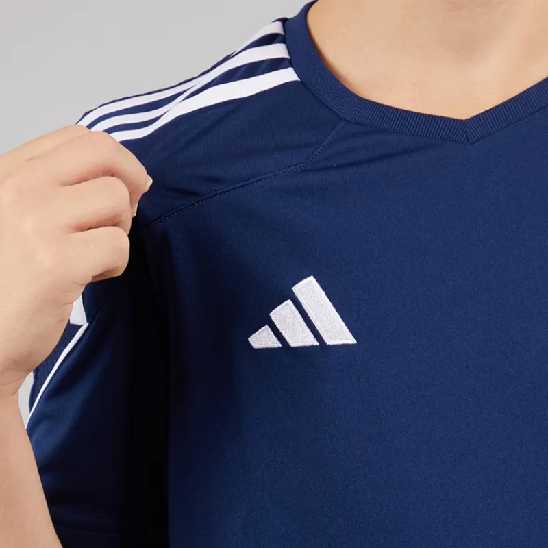 Outlet Junior Tiro 23 League T-shirt Team Navy Blue/Hvid Tøj|Tøj