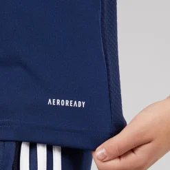 Outlet Junior Tiro 23 League T-shirt Team Navy Blue/Hvid Tøj|Tøj