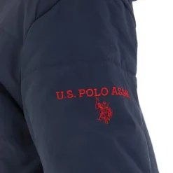 Best Klassisk Parka Frakke til Drenge med Pels Kant Blå Jakker Og Frakker