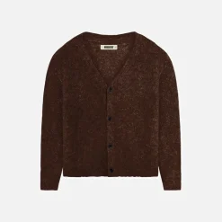 Clearance Koon Loop Cardigan Dark Brown Dame Trøjer Og Cardigans·Cardigans|Overdele·Veste