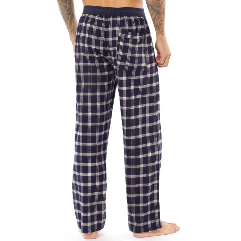 Hot Mænd FC Flannel Bukser Marine/Sten Undertøj, Sokker Og Nattøj·Nattøj